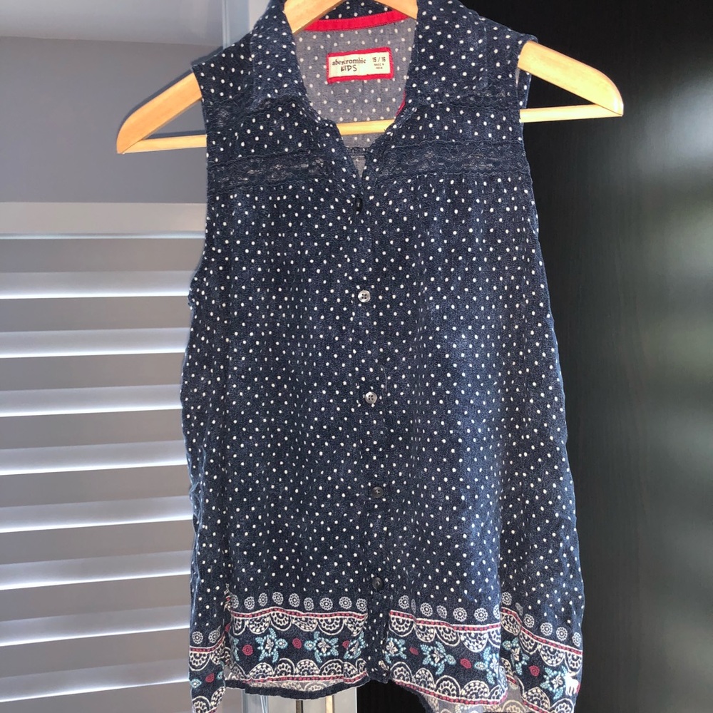 Abercrombie kids sleeveless blouse Girls 15/16